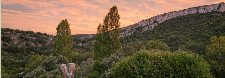 Coucher de soleil sur la Sainte-Baume